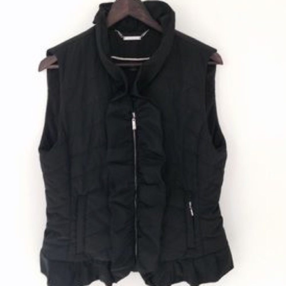 WHBM Ruffle Front Vest - Picture 3 of 3